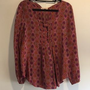 Rebecca Taylor Multi Color Blouse